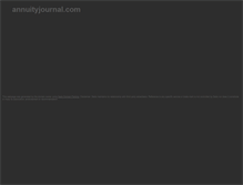 Tablet Screenshot of annuityjournal.com